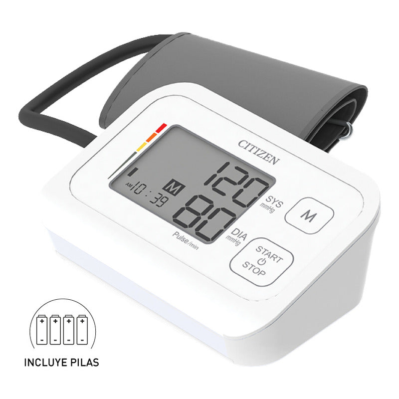 Monitor De Presión Arterial Digital De Brazo Automático Citizen Chu-304 Blanco