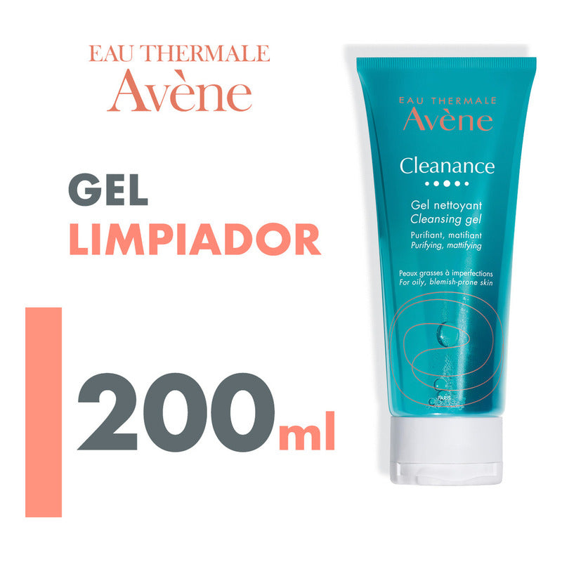 Avene Gel Limpiador Facial Anti Imperfecciones 200ml Grasa Día/noche