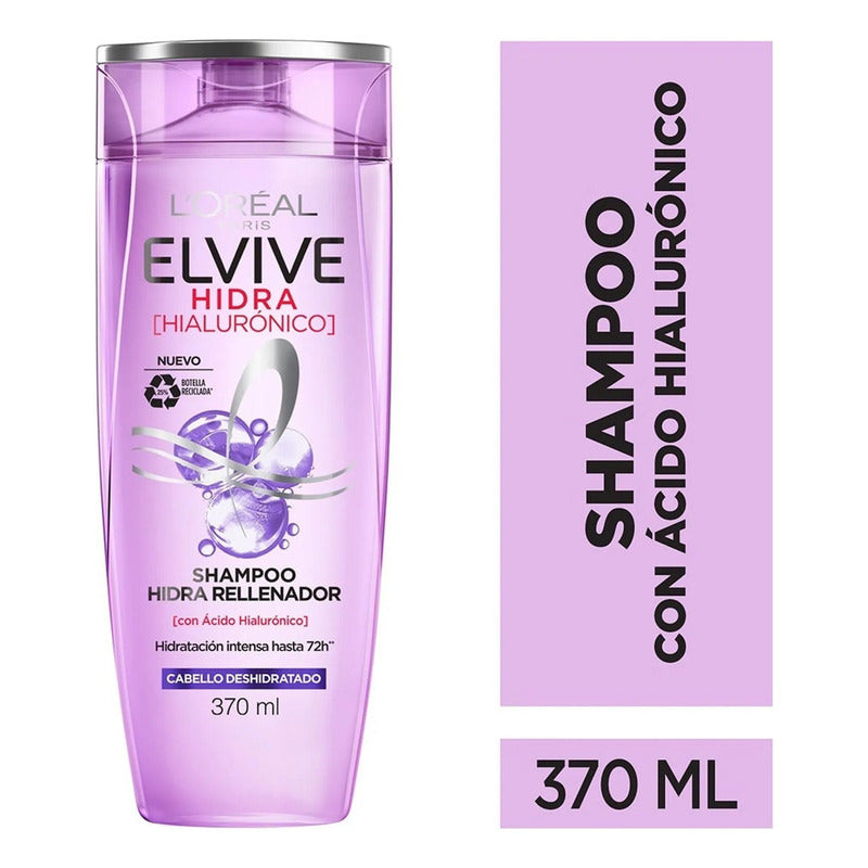 Shampoo Elvive Hidra Hialurónico 370ml De L'oréal Paris
