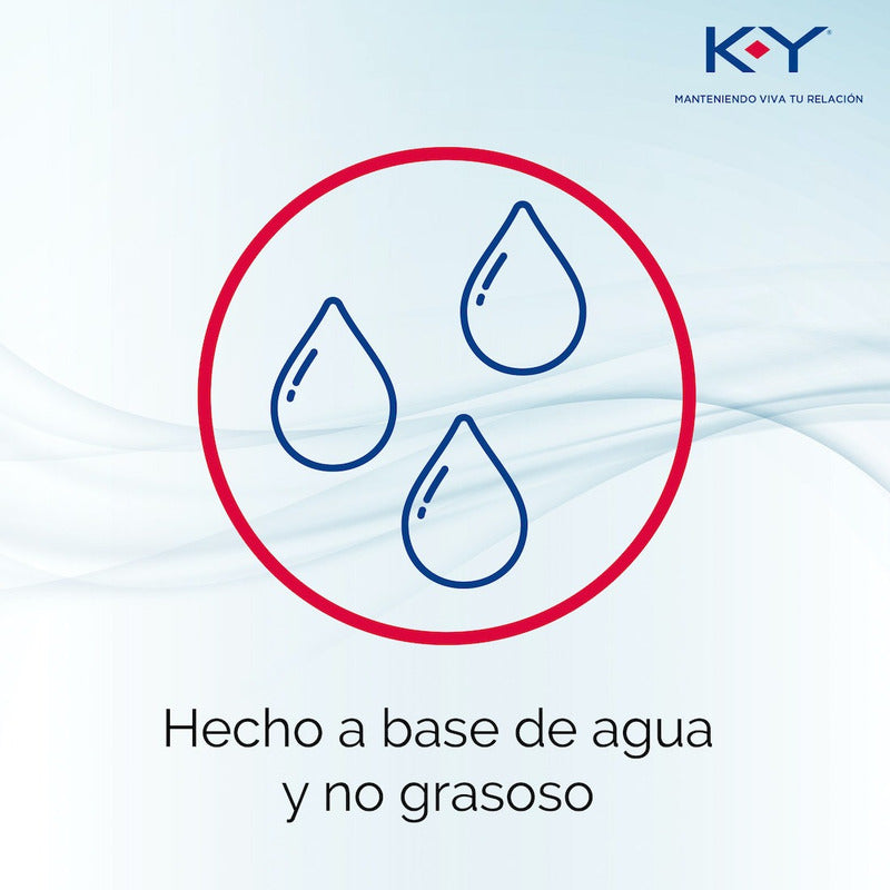Gel Lubricante Íntimo K-y A Base De Agua Envase 100 Gr