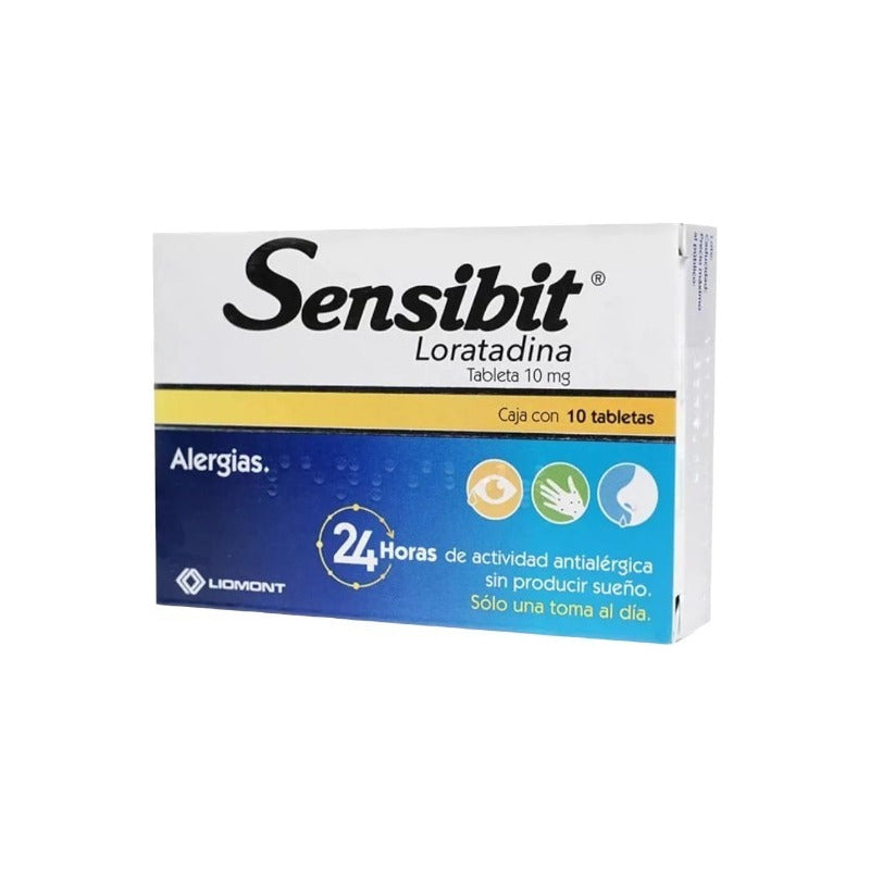 Sensibit Loratadina 10mg Anti Alergias 10 Tabs