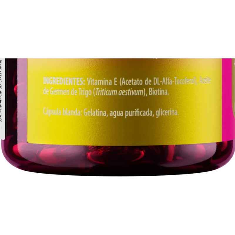 Solanum Vitamina E + Biotina, Germen De Trigo 120 Caps Sfn Sabor Sin Sabor