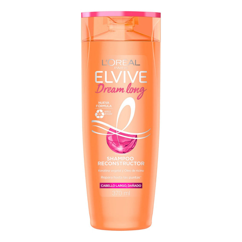 Shampoo Elvive L'oréal Paris Dream Long Cabello Dañado 370ml