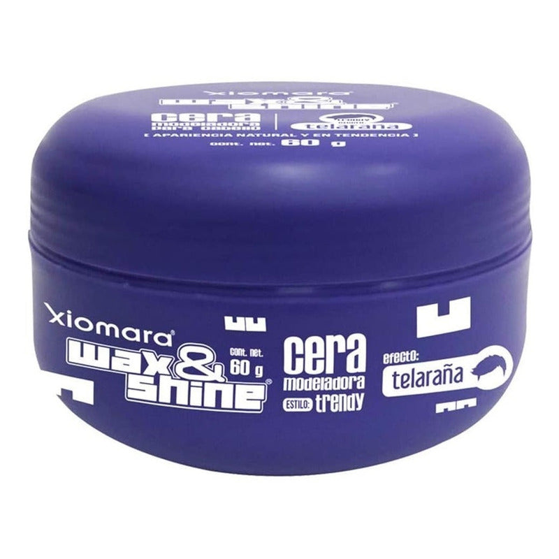 Wax & Shine Cera Modeladora Para Cabello Trendy Telaraña 60g