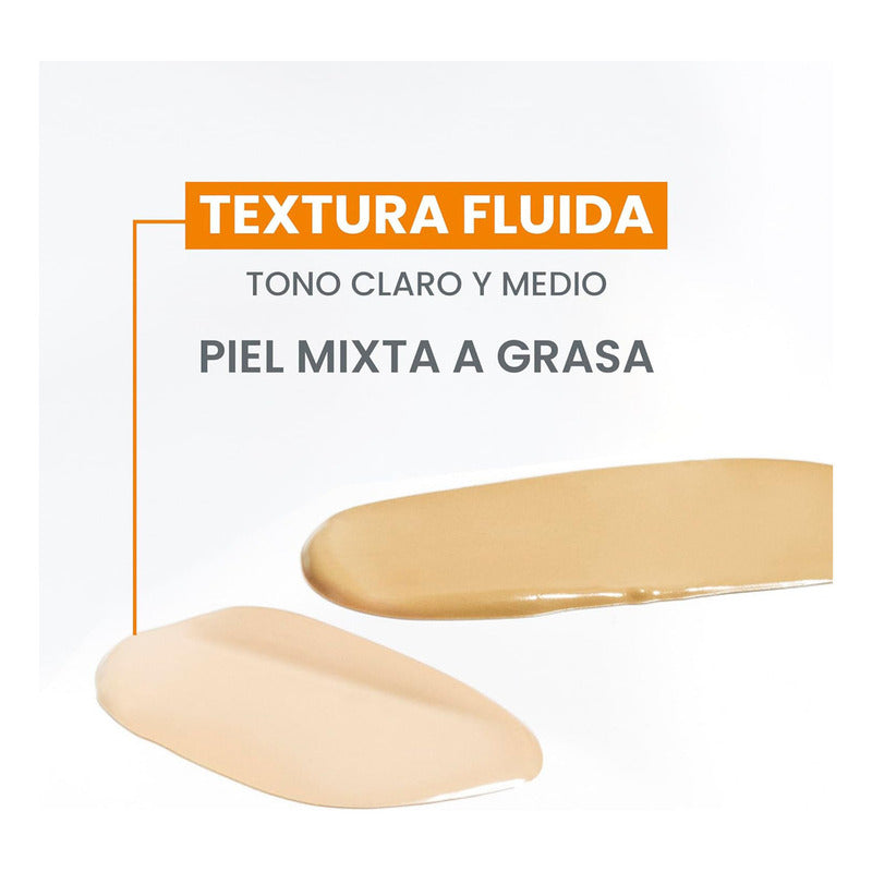 Avène Protector Solar Facial Fluido Mat Perfect Aclarante Fps 70 Tono Medio 40g