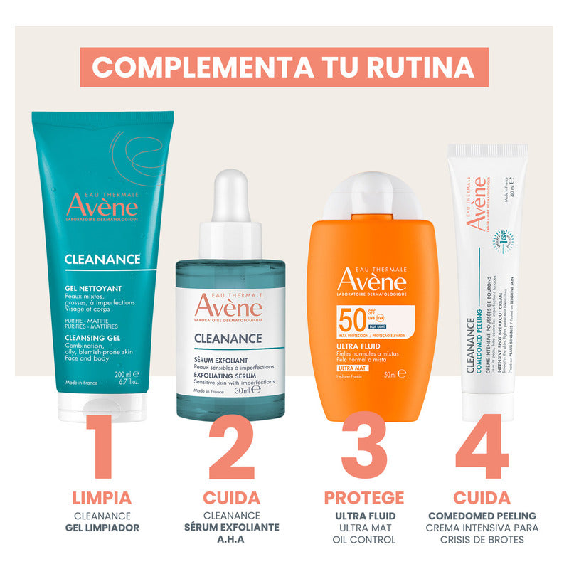 Avène Cleanance Gel Limpiador Piel Grasa Día Noche 200ml