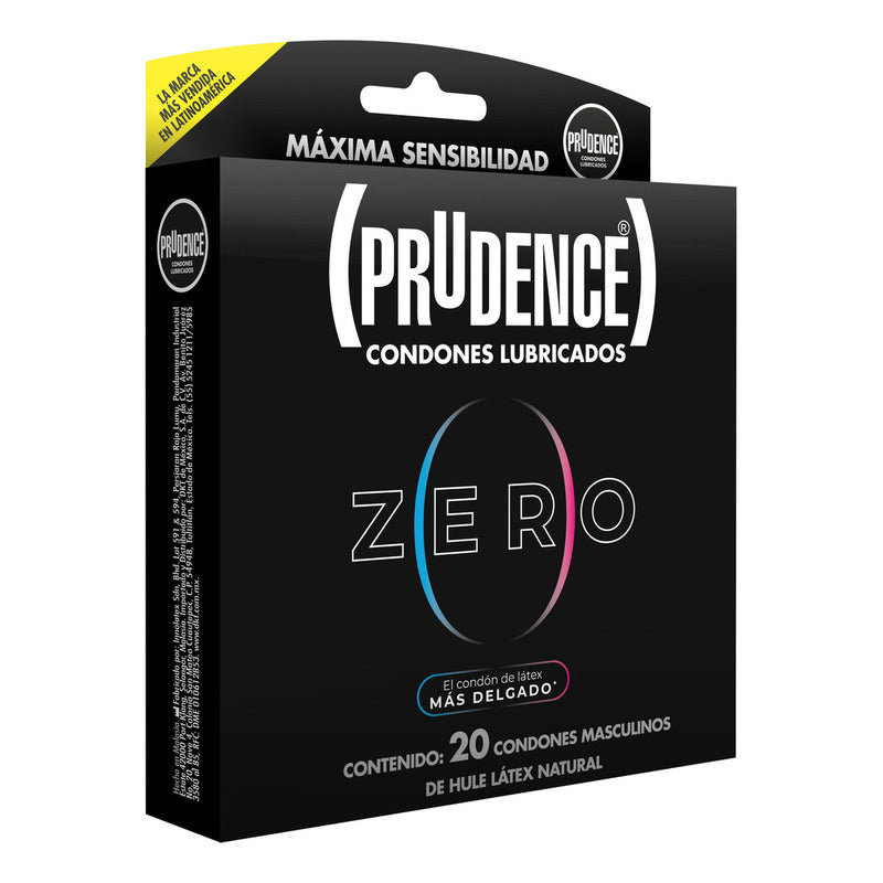 Prudence Zero Condones Ultra Delgados 20 Piezas