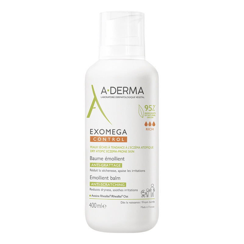 Bálsamo Emoliente Exomega A-derma 400 Ml Piel Seca Diaria