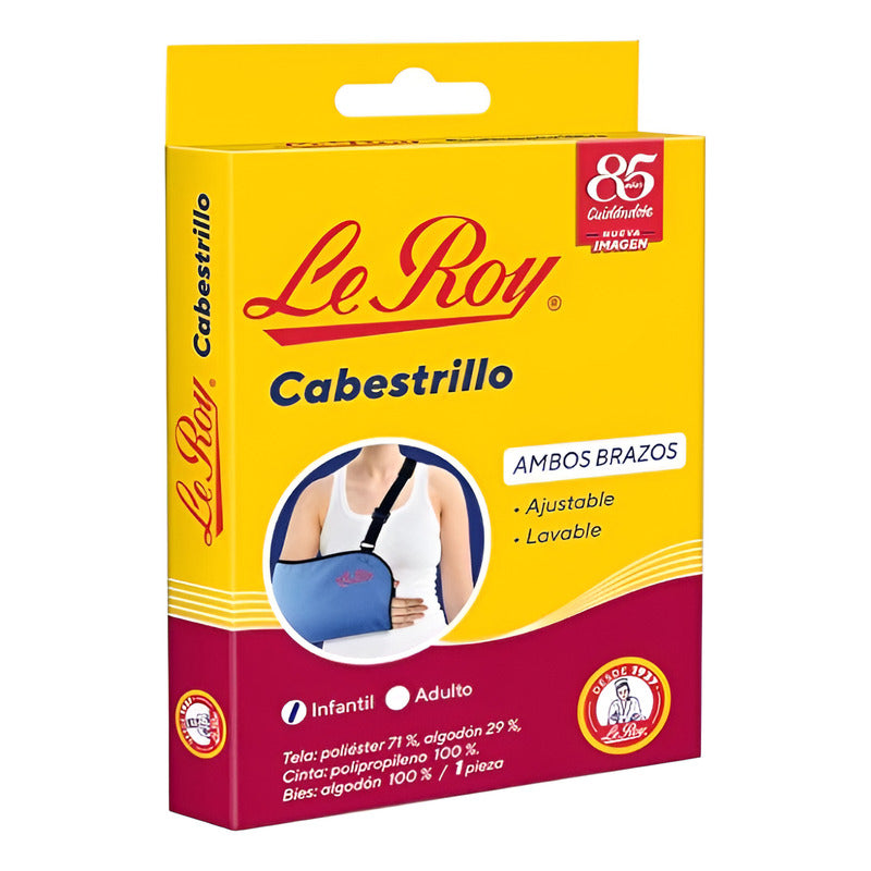 Le Roy Cabestrillo Infantil Ambos Brazos Ajustable / Lavable Azul Acero