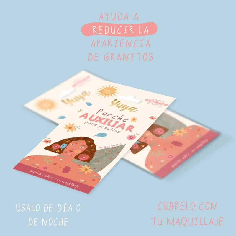 Yuya Pack 36 Parches Auxiliares Para Granitos Día Y Noche Todo Tipo De Piel