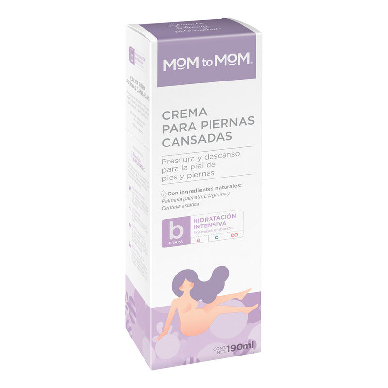 Mom To Mom Crema Para Piernas Cansadas En Tubo 190ml