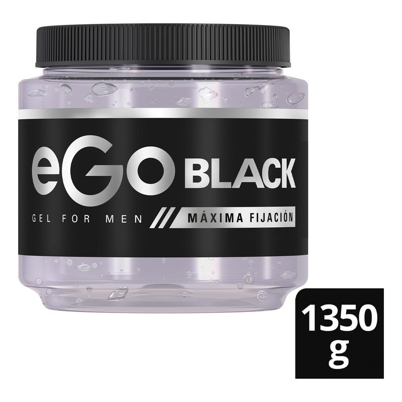 Gel Fijador Para Cabello Ego Black 1350 Ml