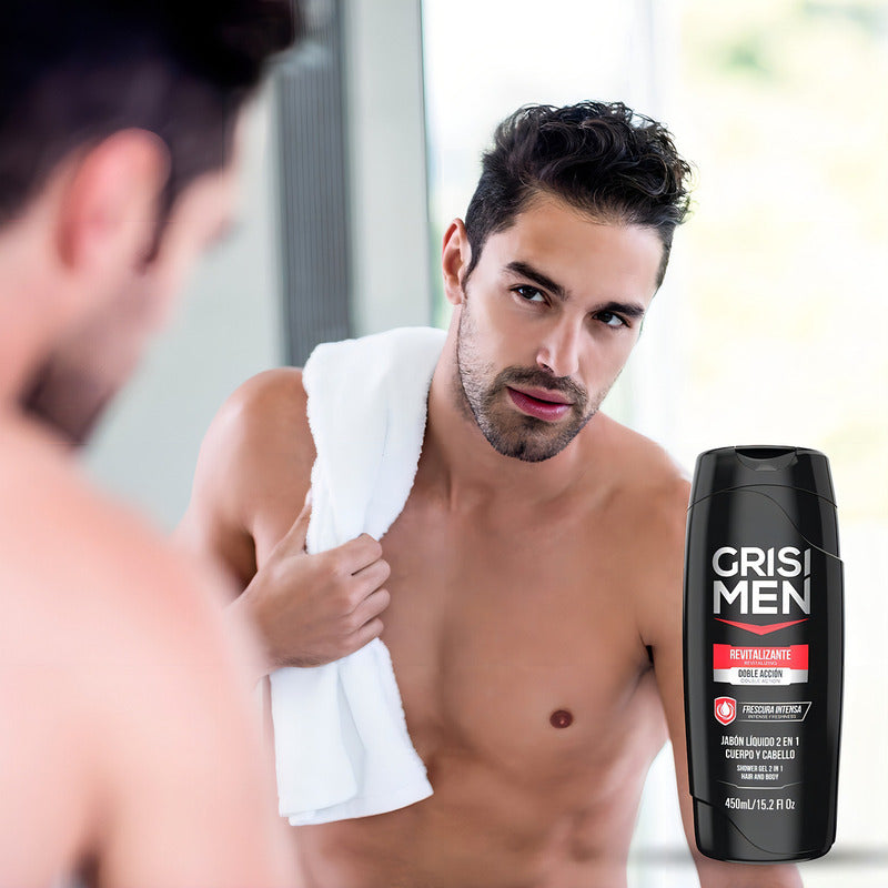 Gel De Ducha Grisi Men Revitalizante 450ml
