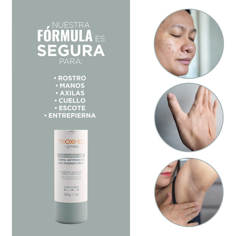 Crema Despigmentante Antimanchas 30 G Trioximed By Omanu Normal Noche