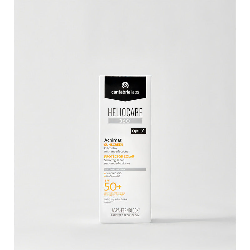 Heliocare 360 Acnimat Crema Invisible Fps 50+, 50ml (acné)