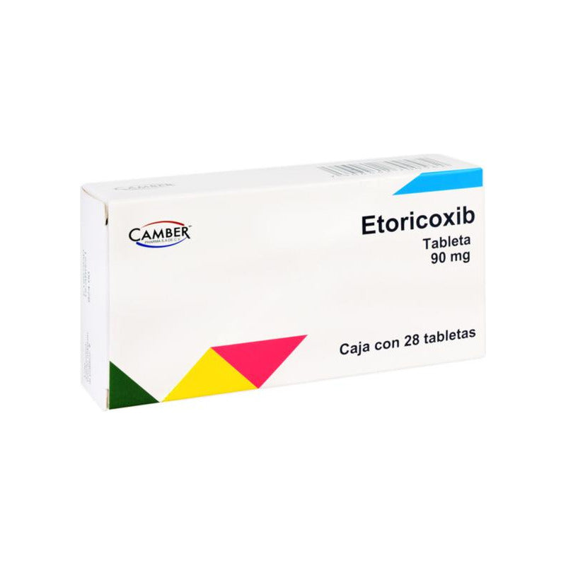 Etoricoxib (camber) C/28 Tabs. 90 Mg.