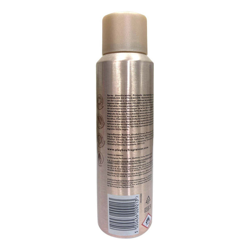 Desodorante Playboy Golden Era Spray Mujer 150ml