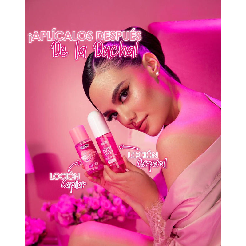Pink Up Hair Body Mist Perfume Coco,vanilla&caramelo 100 Ml