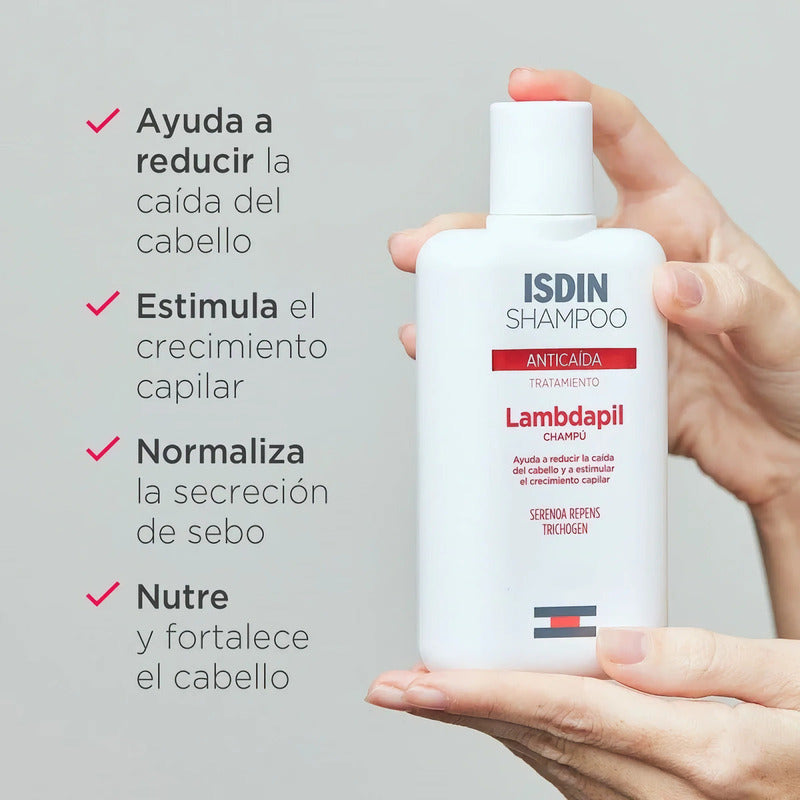 Isdin Shampoo Anticaída Lambdapil 400 Ml