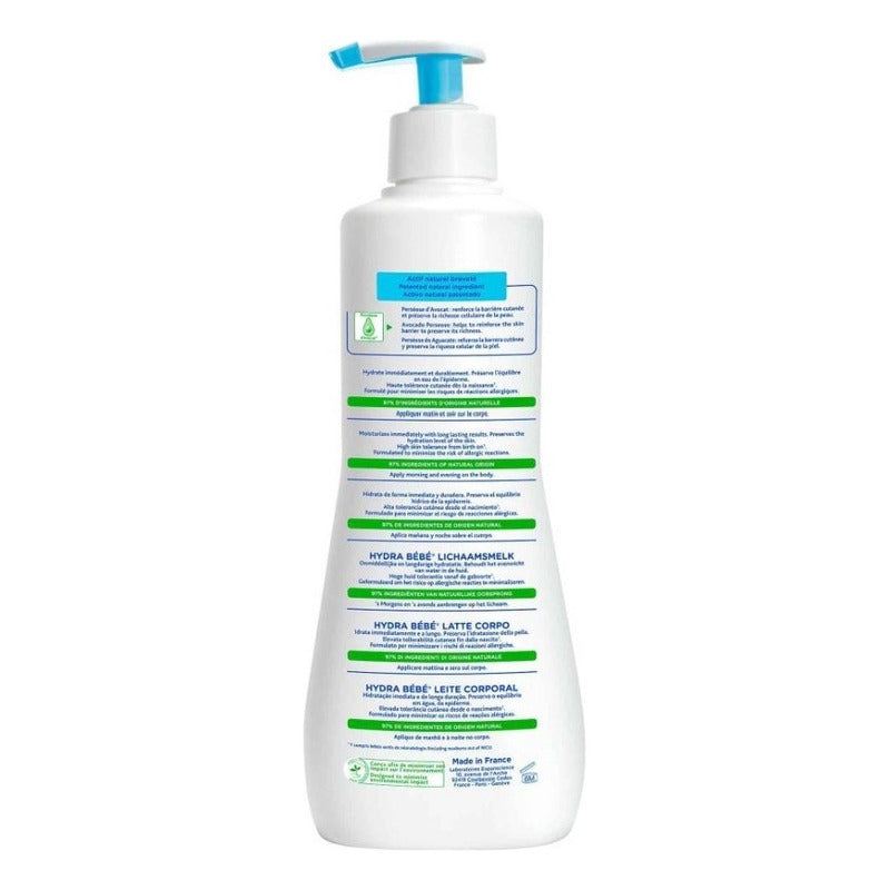 Loción Corporal Mustela Hydra Bebé Para Piel Normal 750 Ml