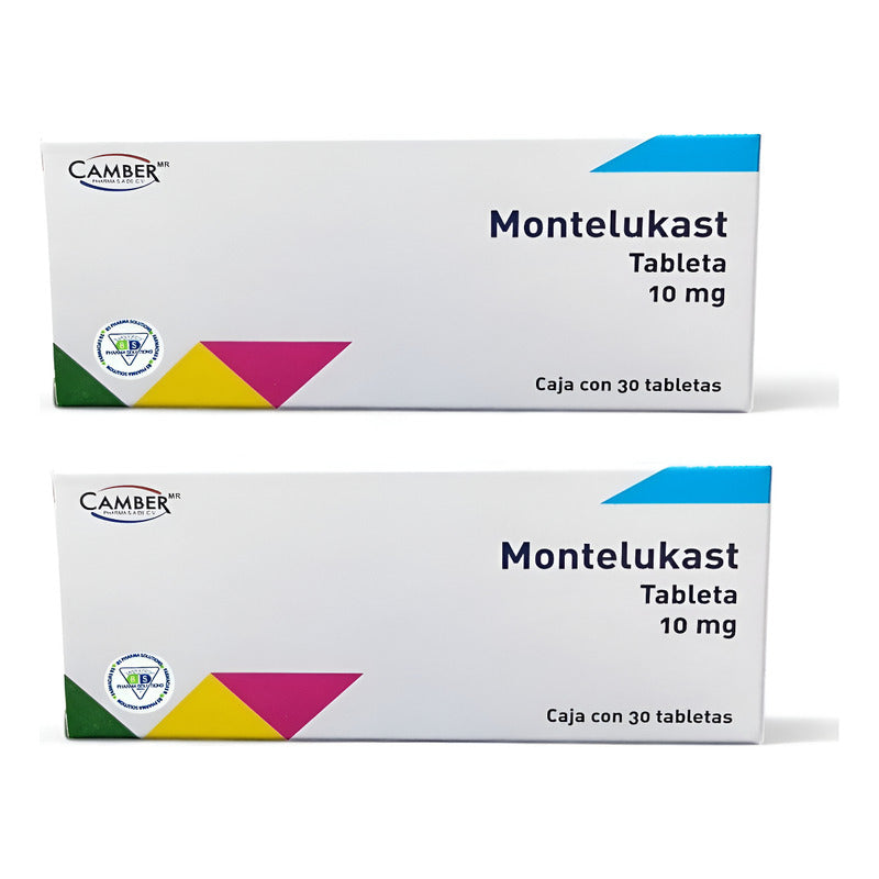 2 Montelukast 10 Mg C/30 Tabletas Camber