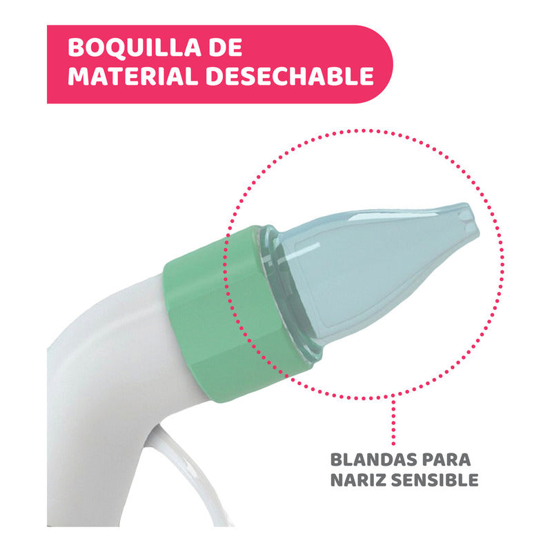 Chicco Aspirador Nasal Physioclean Color Blanco