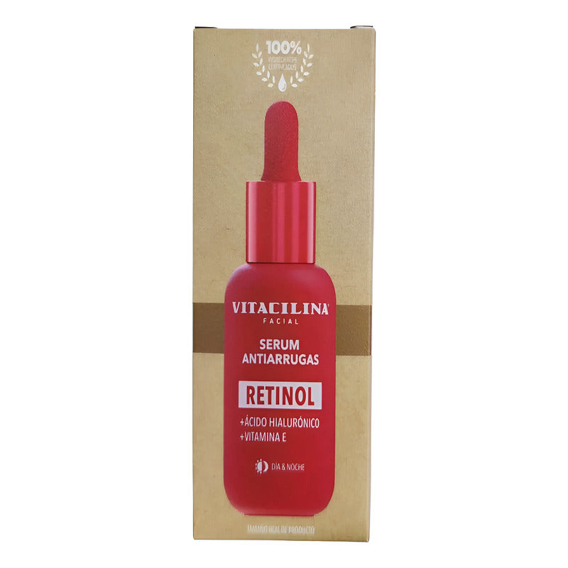 Vitacilina Serum Antiarrugas Facial Retinol 30ml Momento De Aplicación Día/noche Tipo De Piel Todo Tipo De Piel
