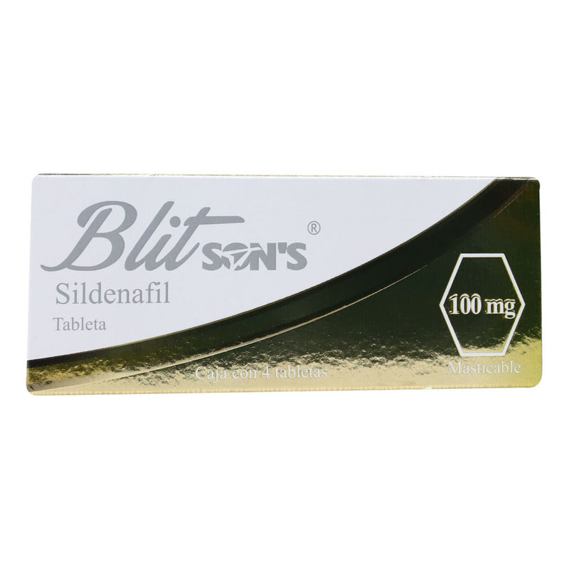 Blit Son´s Sildenafil 4 Tabletas 100 Mg