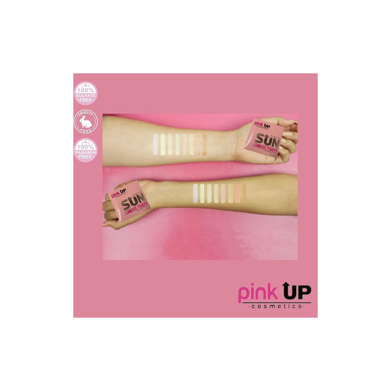 Pink Up Cosmetics Luminous Powder Sun Iluminador Flash