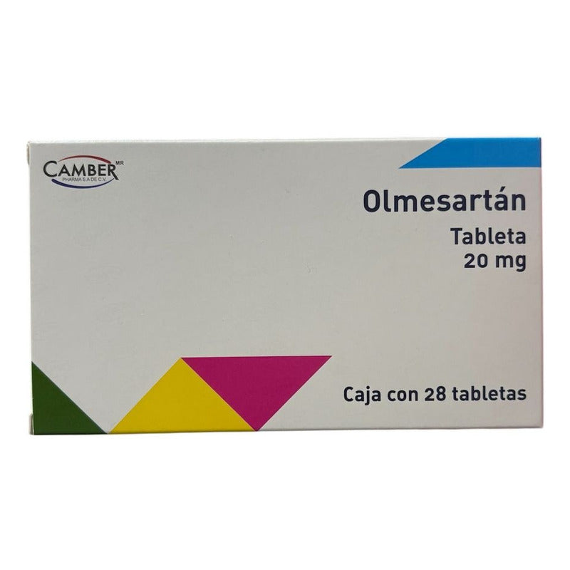 Olmesartan Camber 20mg 28 Tabs