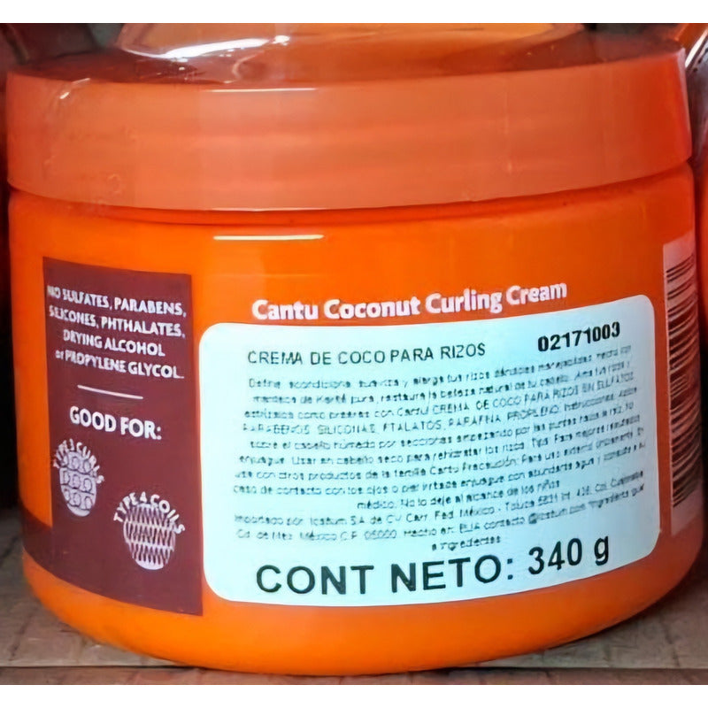 Crema De Peinar Cantu Para Rizos Shea Butter 340g