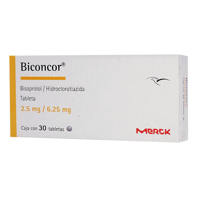 Biconcor Tableta 2,5 Mg/6,25 Mg, 30 Tabletas