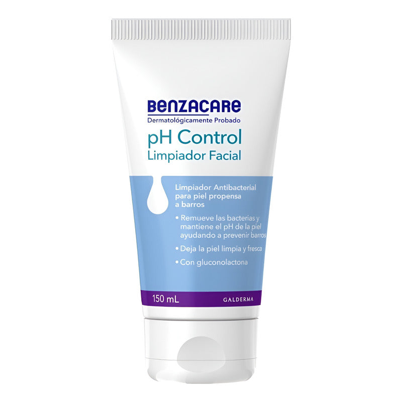 Benzacare Limpiador Facial Ph Control Acné 150ml Grasa Día/noche