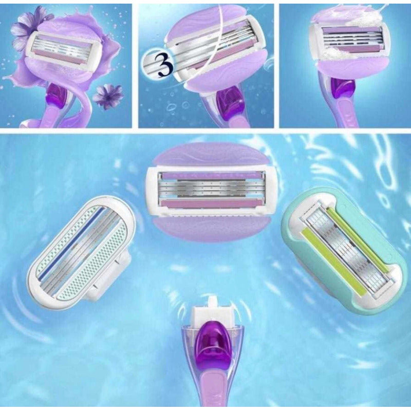 Rastrillo Gillette Venus Mujer 5 Cartuchos Y 1 Rastrillo