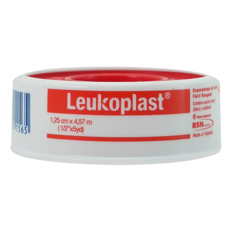 Leukoplast Cinta Adhesiva Blanca 1.25cmx4.57m 2 Piezas