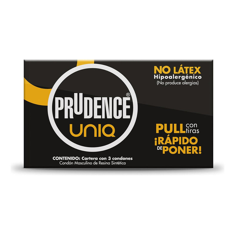 Condones Sin Látex Prudence Uniq 3 Condones