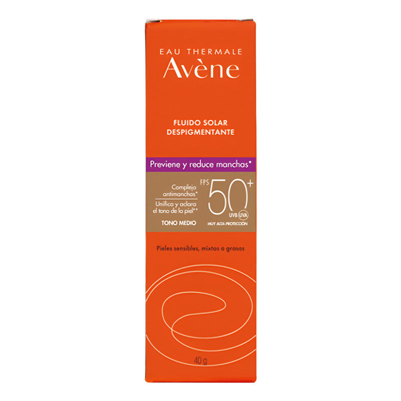 Avéne Fluido Solar Despigmentante 50fps Tono Medio 40g