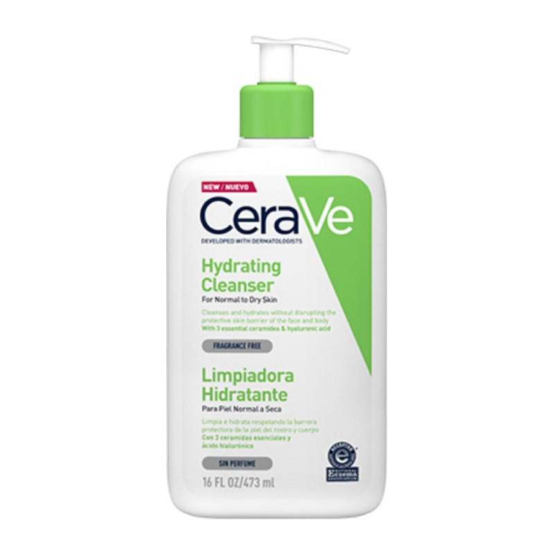 Cerave Loción Limpiadora Hidratante Para Piel Normal A Seca En Dosificador 473ml