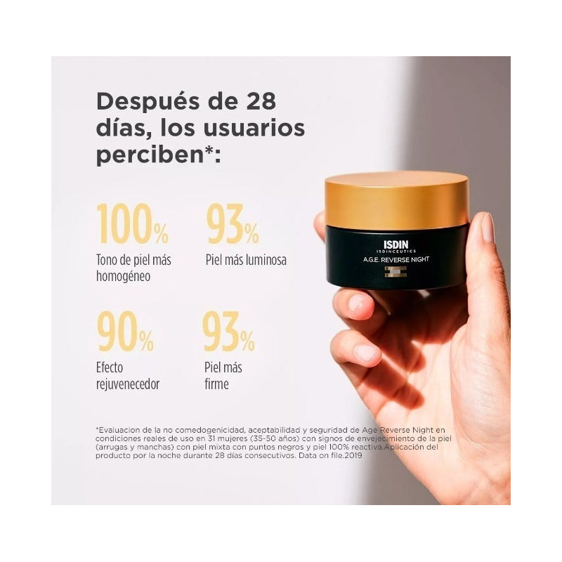 Isdinceutics Age Reverse Night Crema Facial De Noche 50ml Todo Tipo De Piel
