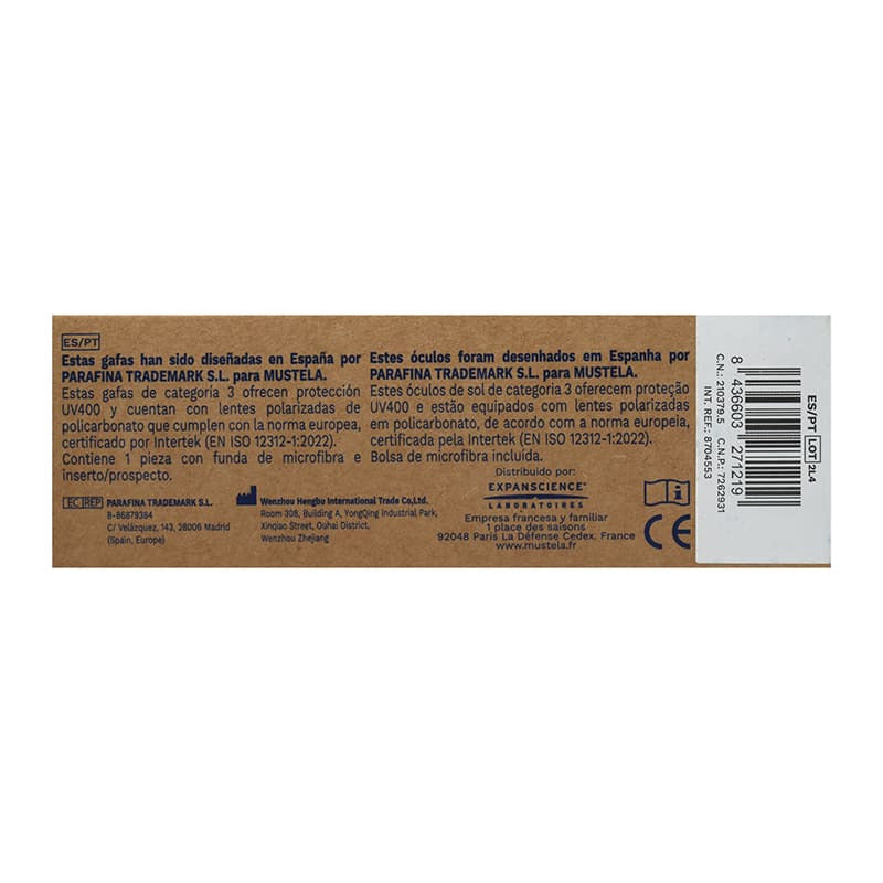 Mustela Lentes Solares Para Niños 6 - 10 Años Ovalado Azul Oscuro Gris Oscuro Azul Oscuro Azul Oscuro