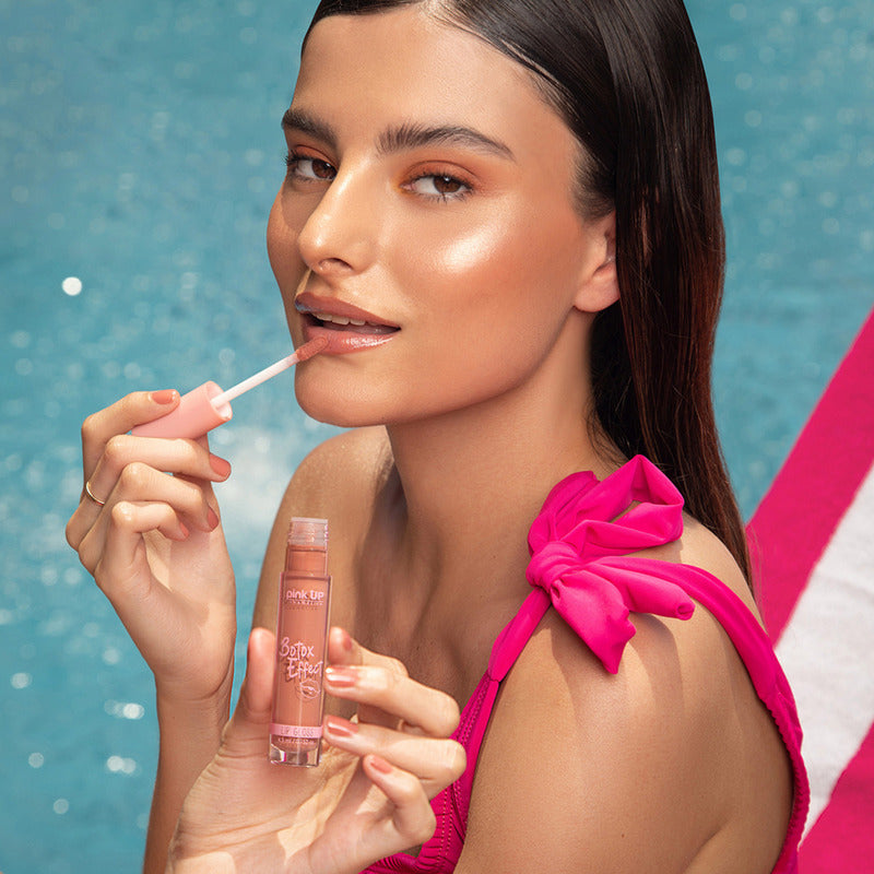 Lip Gloss Gloss Botox Effect Efecto Botox Pink Up Color Glass
