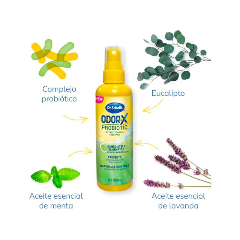 Dr Scholls Odor-x Desodorante Para Pies 118ml