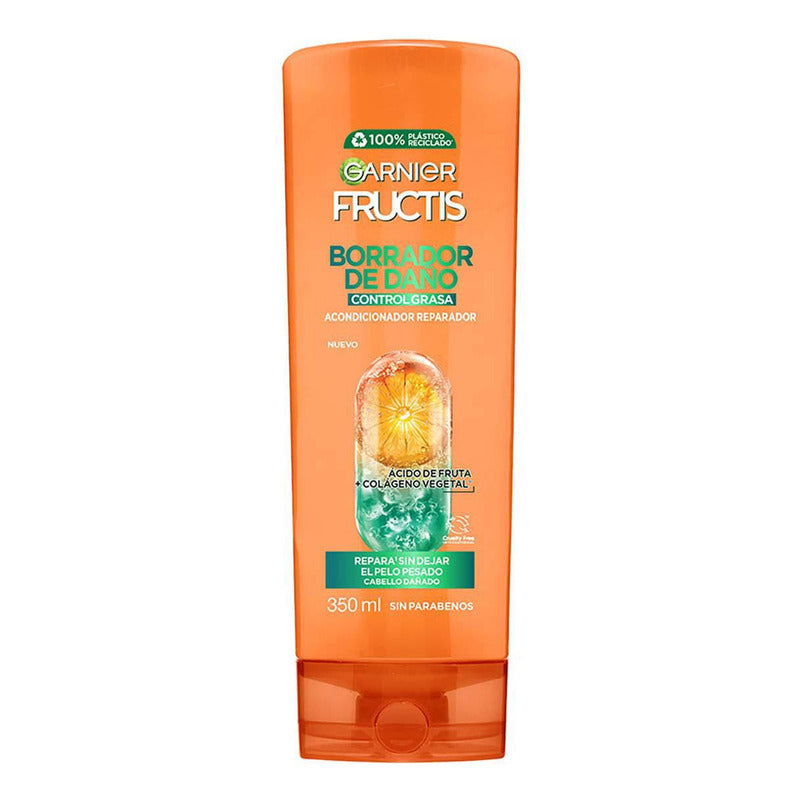 Acondicionador Fructis Borrador De Daño 350ml