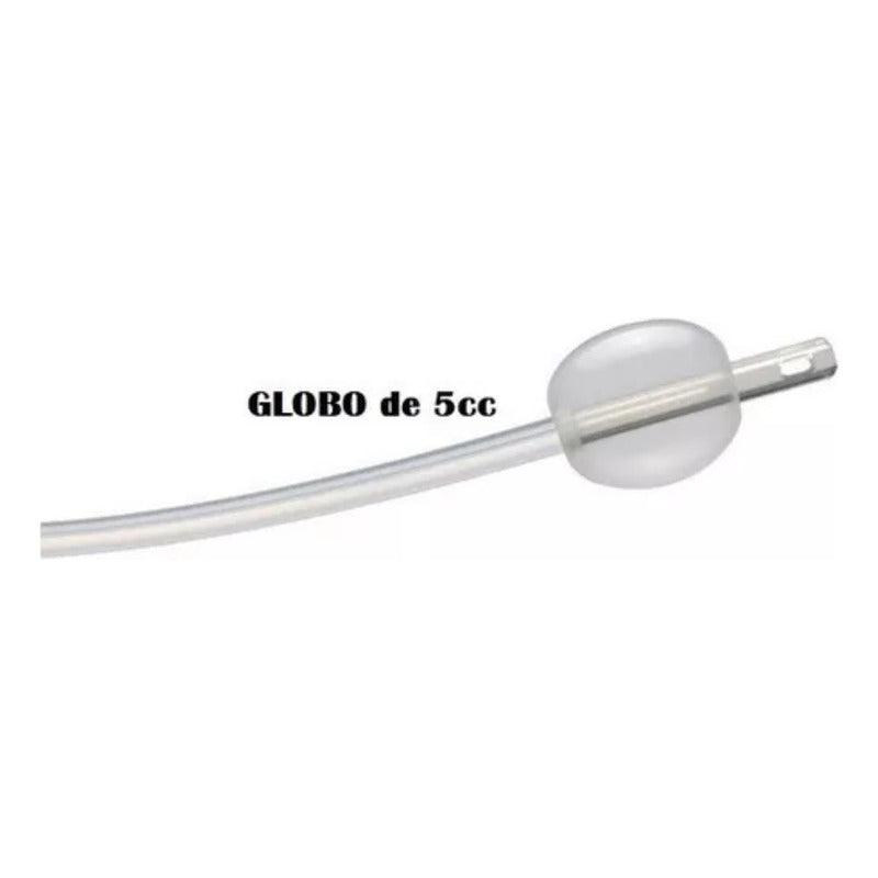 Caja 10 Sonda Foley Silicon Sensimedical Dos Vias Globo 5