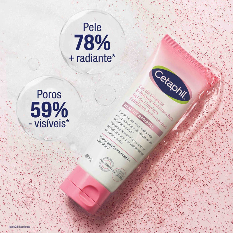 Gel Limpiador Exfoliante Antimanchas Healthy Radiance De Cetaphil, 100 Ml