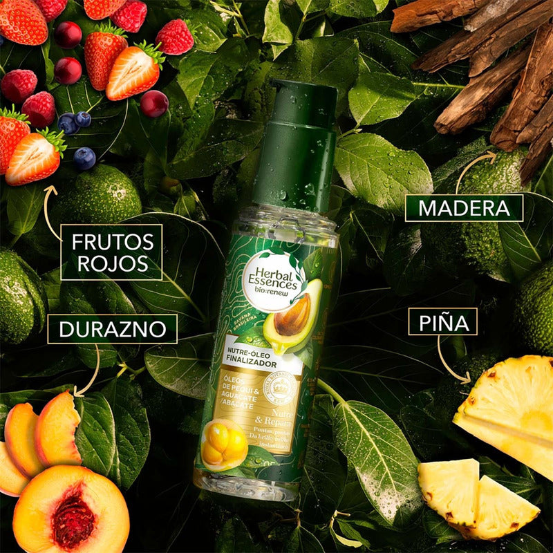 Óleo Finalizador Herbal Essences Bio:renew Pequi & Aguacate Nutre, 95 Ml