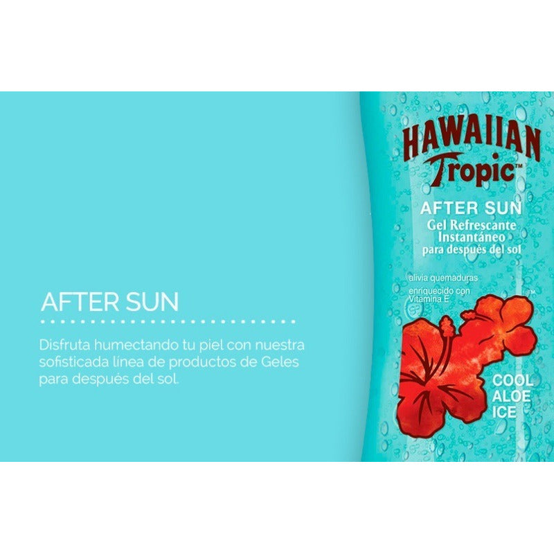 After Sun En Gel Hawaiian Tropic Cool Aloe Ice Refrescante 240ml