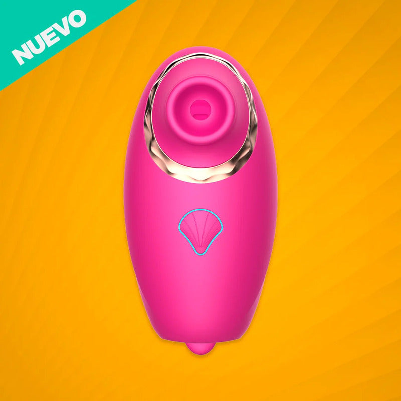 Dildo Succionador Recargable Usb Prudence Bésame Mucho Color Rosa