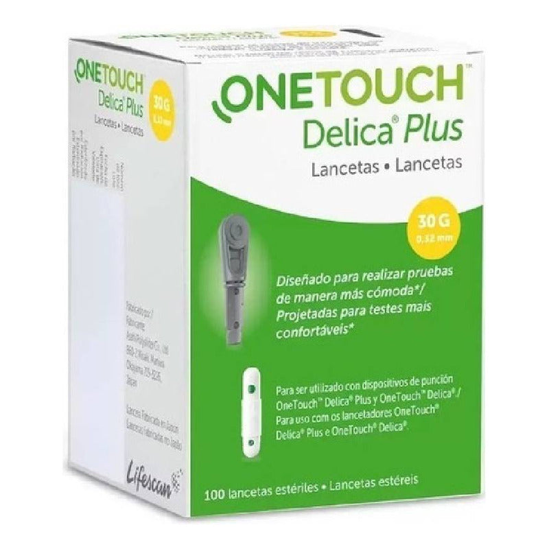 One Touch Delica Plus 100 Lancetas