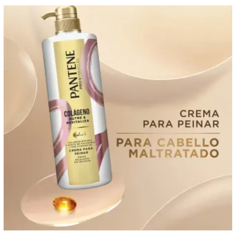 Kit Crema Para Peinar Pantene Pro V Miracles - 2 Packs De 1 Unidad De 510ml